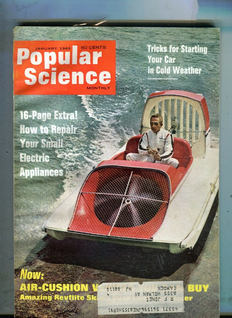 Popular Science Magazine January 1969 Air-Cushion Vehicle 063017nonjhe2