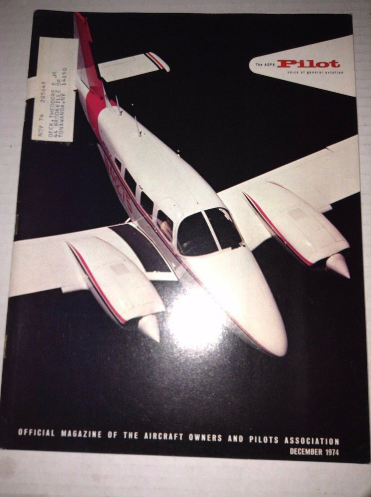 The AOPA Pilot Airplane Magazine Bellanca & Cessna December 1974 120716rh2