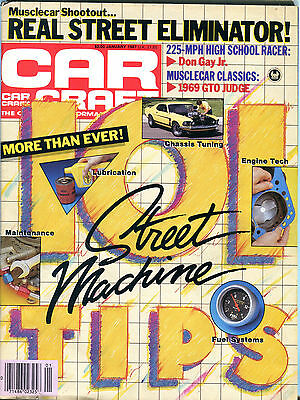 Car Craft Magazine January 1987 Street Machine EX 021916jhe