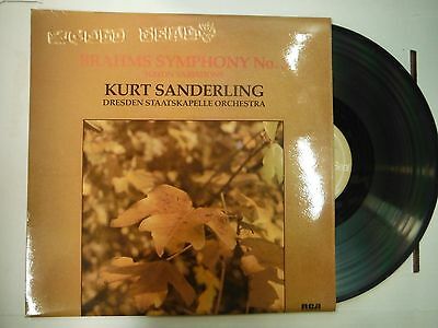 33 RPM Vinyl Kurt Sanderling Brahms Symphony No. 3 RCA GL25216 122314KME