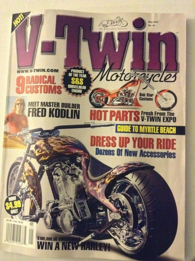 V-Twin Motorcycles Magazine Fred Kodlin 9 Customs May 2005 052019nonrh