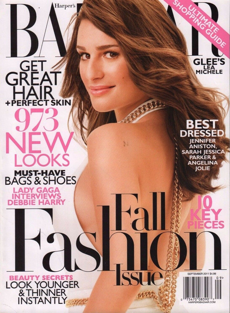 Harpers Bazaar September 2001 Lea Michele, Jennifer Aniston 072117nonDBE