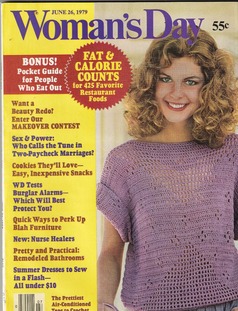 Woman's Day Mag Fat & Calorie Counts June 16, 1979 092619nonr