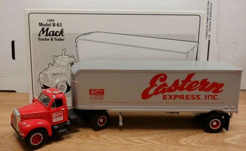 Eastern Express 1960 Model B-61 Mack Tractor & Trailer 1/34 1st gear 111519DBT3
