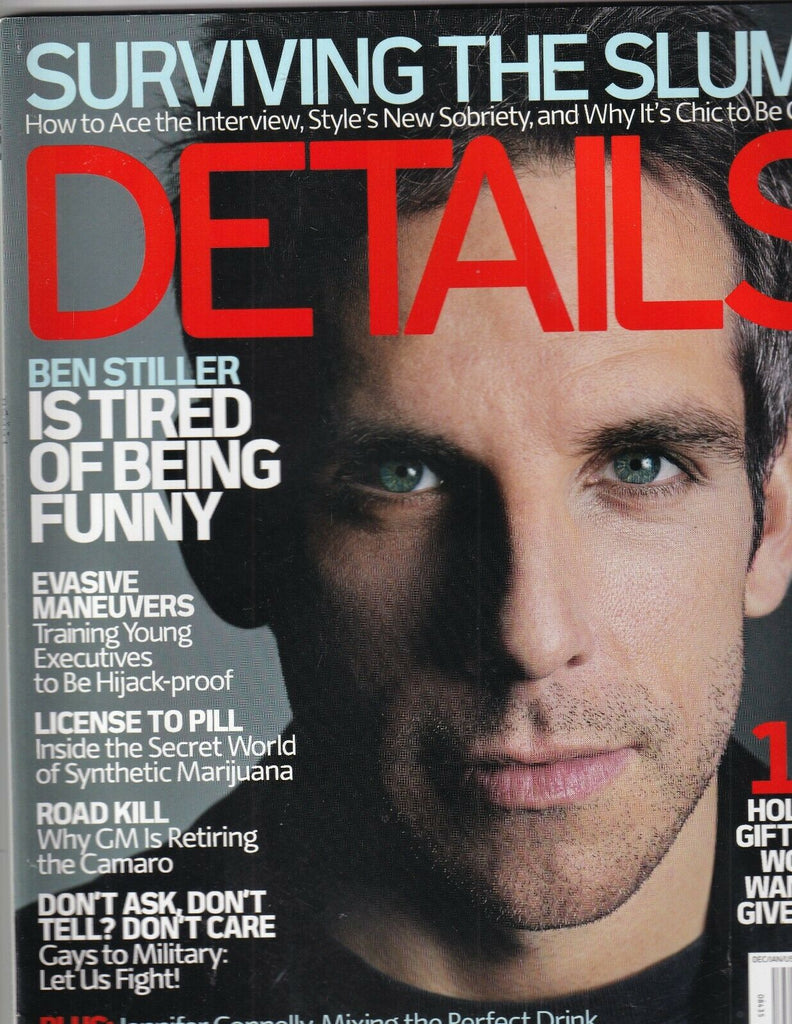 Details Mag Ben Stiller Surviving The Slump December 2001 NO ML 101619nonr