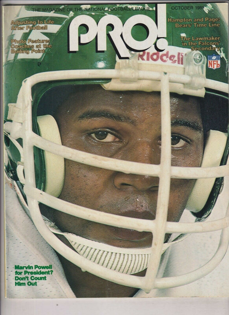 Pro! Mag Marvin Powell & Bears' Time Line October 1981 021020nonr