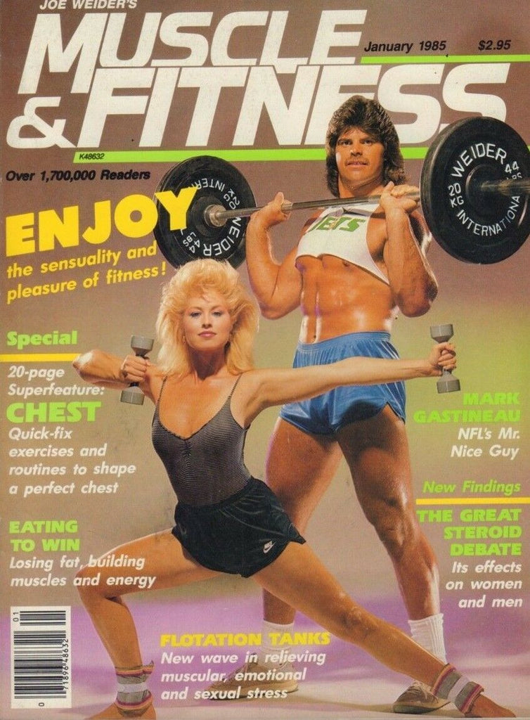 Muscle & Fitness January 1985 Mark Gastineau Winnie Gardner 121318DBE
