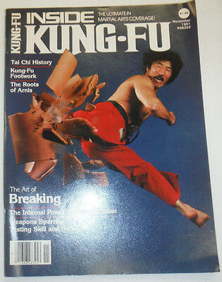 Inside Kung Fu Magazine The Art Of Breaking November 1981 120914R