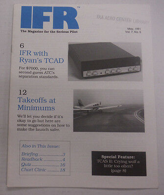 IFR Pilot Magazine IFR With Ryan's TCAD May 1991 FAL 061815R