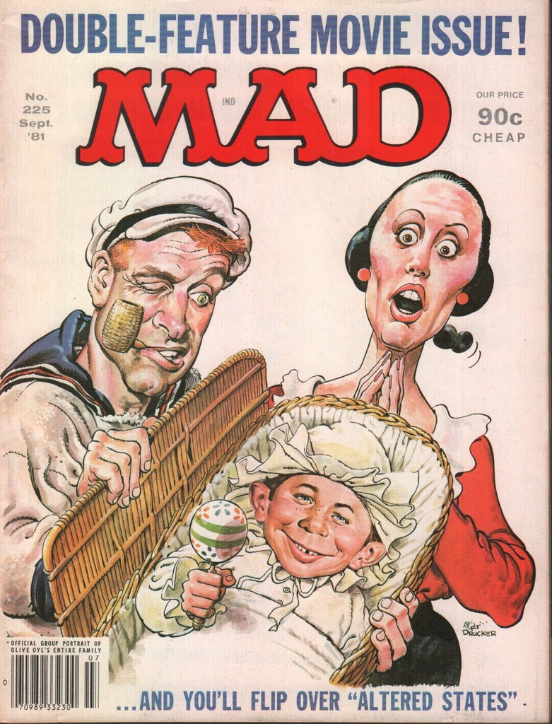 Mad Magazine #225 September 1981 Altered States 010919AME