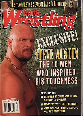 Inside Wrestling June 1998 Steve Austin, Dusty Rhodes,Dustin Rhodes EX 012116DBE