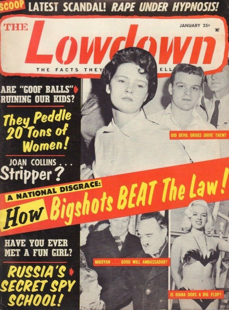 The Lowdown January 1960 Diana Dors Joan Collins 013119DBE2