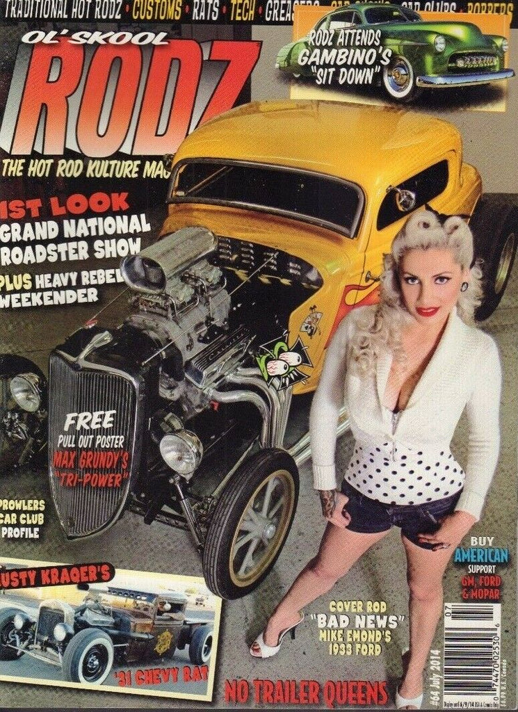Ol' Skool Rodz Magazine Mike Emond's 1933 Ford July 2014 011918nonr
