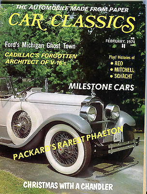 Car Classics Magazine February 1974 Packard Phaeton EX 061316jhe