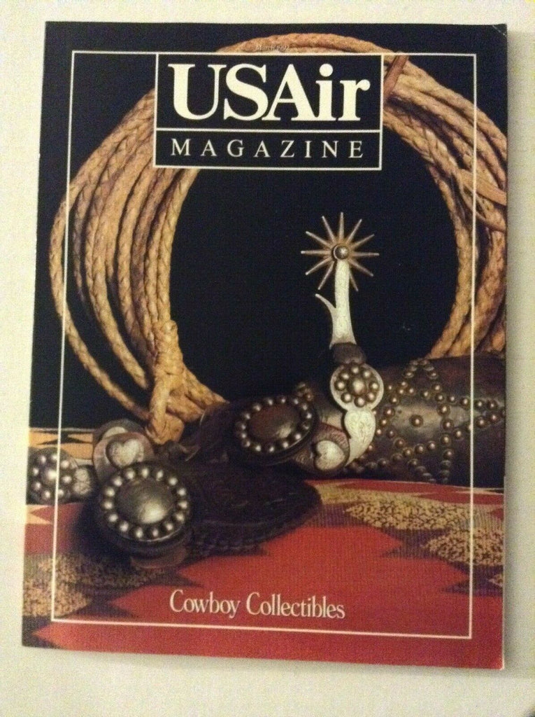 US Air Magazine Cowboy Collectibles March 1992 060119nonrh