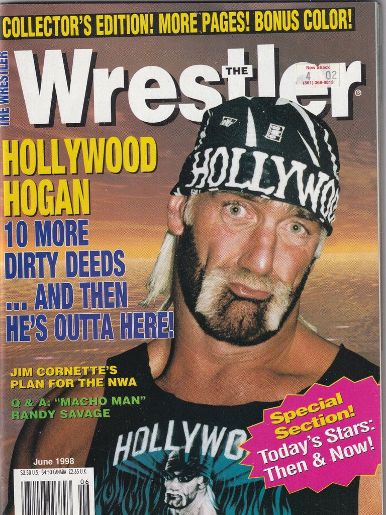 The Wrestler Magazine Hulk Hogan Jim Cornette June 1988 062419nonr