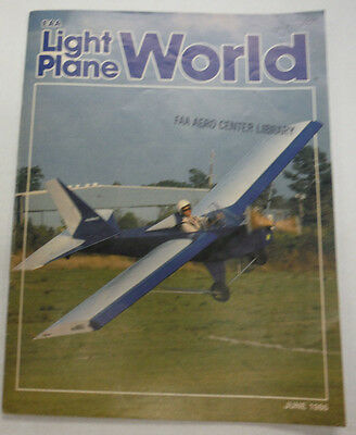 EAA Light Plane World Magazine Shades Of Yesteryear June 1986 FAL 071615R