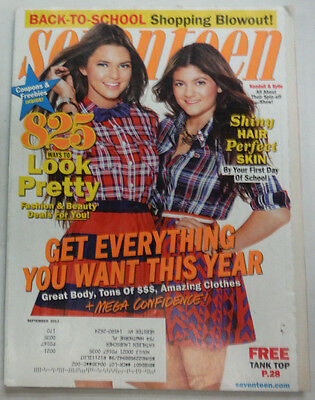 Seventeen Magazine Kendall And Kylie Jenner September 2012 051815R