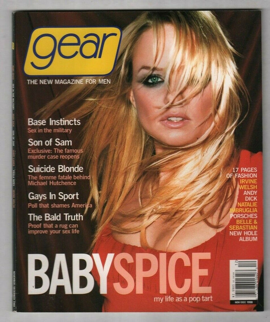 Gear Magazine Baby Spice Andy Dick Jamie Luner Nov/December 1998 02082 –  mr-magazine-hobby