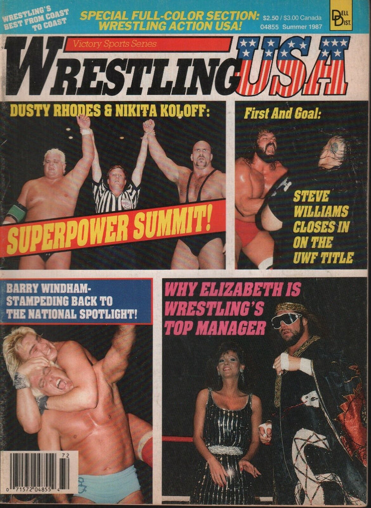 Wrestling USA Summer 1987 Dusty Rhodes Ric Flair Steve Williams 101518ame3