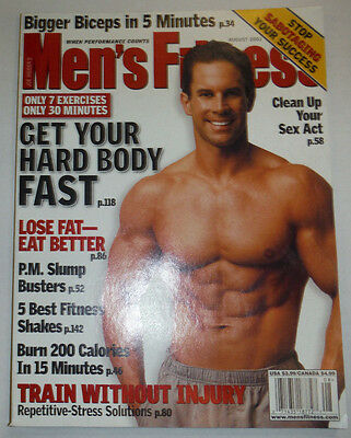 Men's Fitness Magazine Lose Fat Better August 2002 030415R