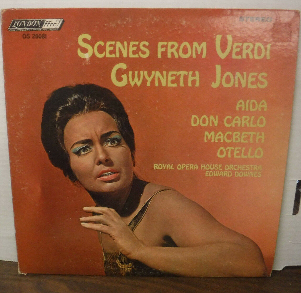Verdi Gwyneth Jones Royal Opera House Edward Downes OS26081 vinyl 012118LLE