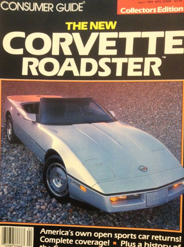 Consumer Guide Magazine Corvette Roadster April 1986 032518nonrh