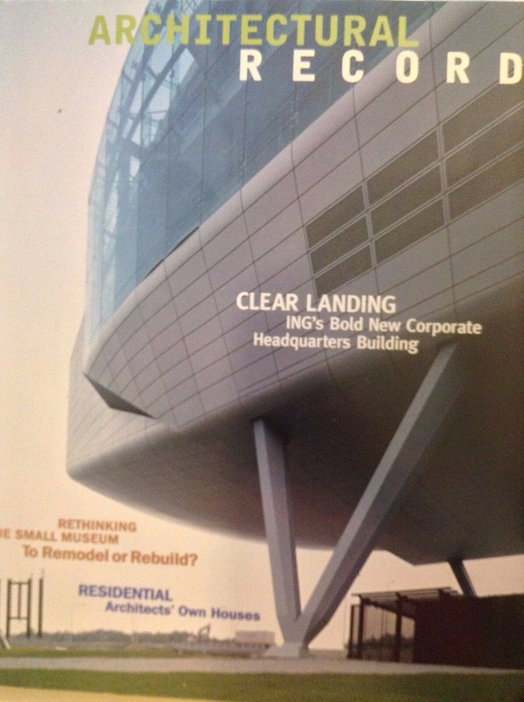 Architectural Record Magazine Clear Landing January 2003 101817nonrh