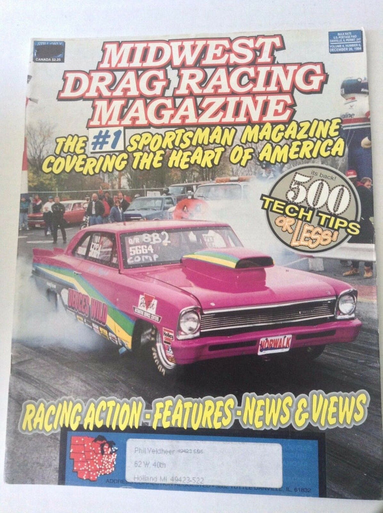 Midwest Drag Racing Magazine Tri State Pro Tree December 26, 1994 041817nonrh
