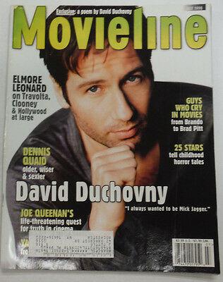 Movieline Magazine David Duchovny & Joe Queenan July 1998 052515R