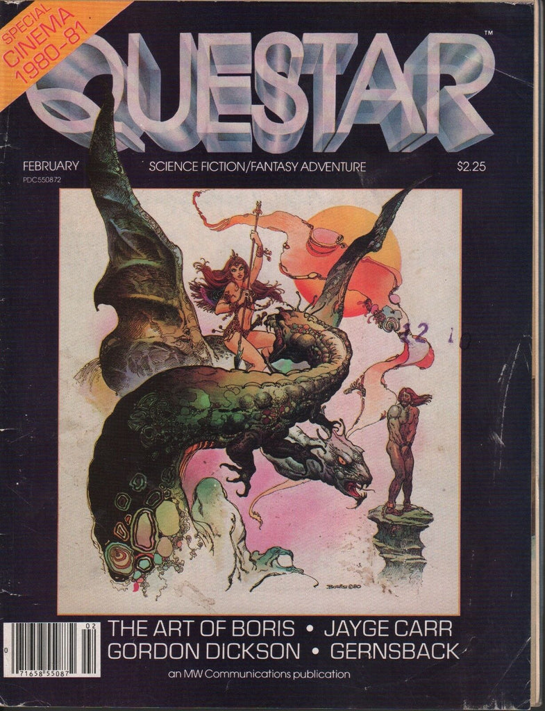 Questar February 1980 Gordon Dickson Gernsback 040518DBE