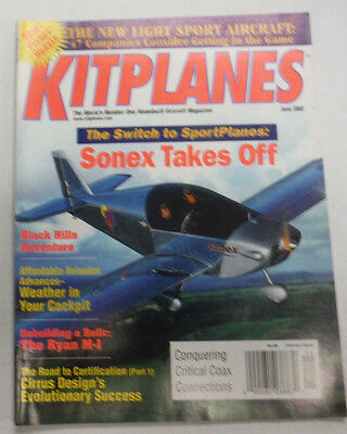 Kitplanes Magazine Sonex Takes Off & Black Hills June 2002 070915R