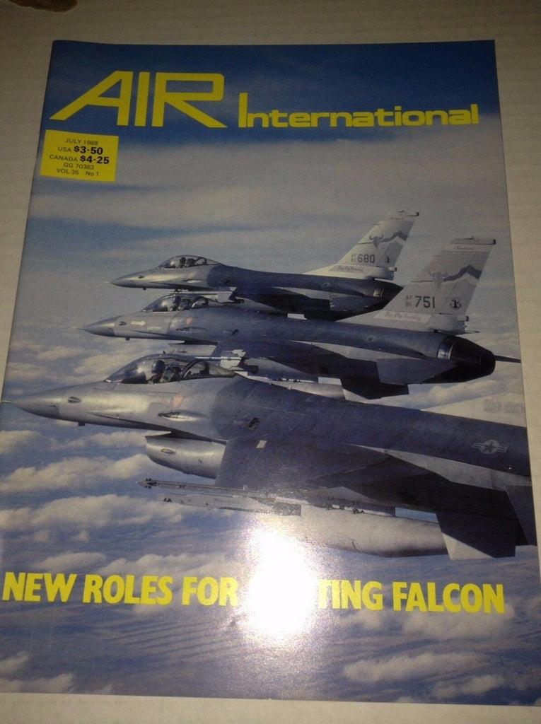 Air International Plane Magazine Fighting Falcon Roles July 1988 120716rh2