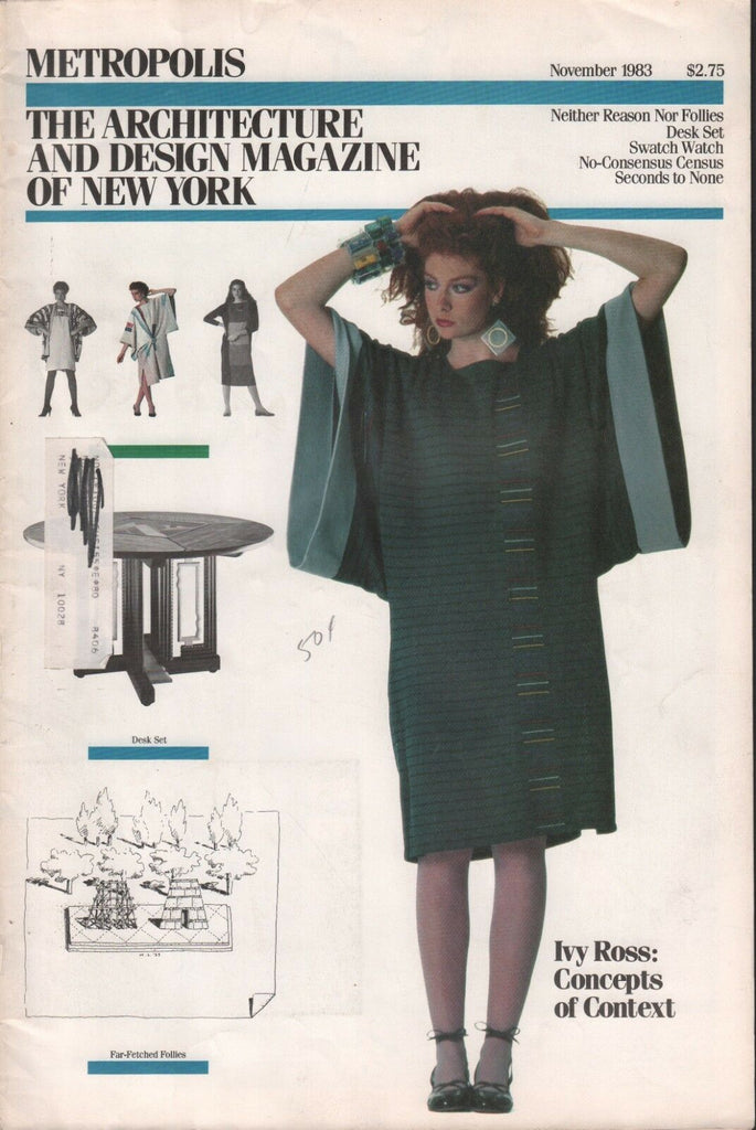 Metropolis Architecture Magazine November 1983 Ivy Ross 101618DBE