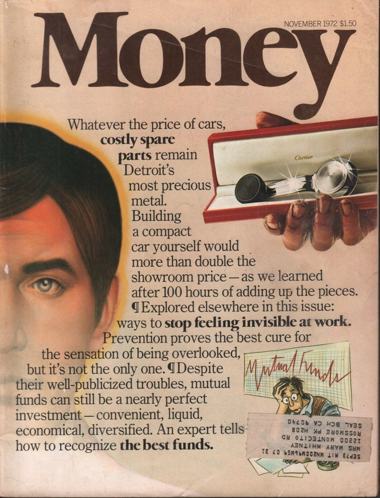 Money November 1972 Charles D Ellis Michael Creedman w/ML 110518DBE
