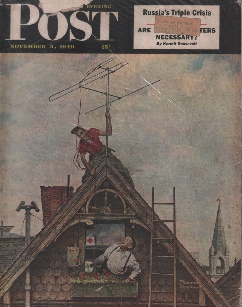 Saturday Evening Post November 5 1949 Kermit Roosevelt Norman Rockwell 062618DBE