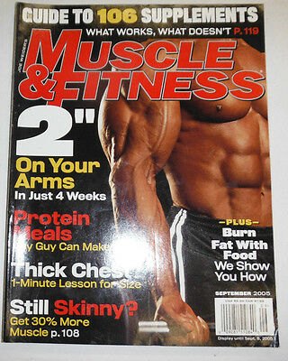 Muscle & Fitness Magazine Burn Fat With Food September 2005 101714R1