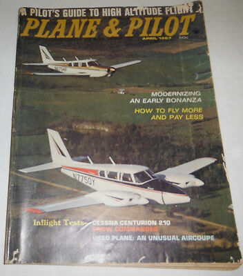 Plane & Pilot Magazine Modernizing An Early Bonanza April 1967 080514R