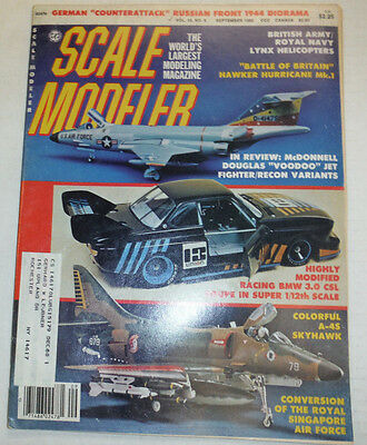Scale Modeler Magazine British Army Royal Navy & BMW September 1980 040915R