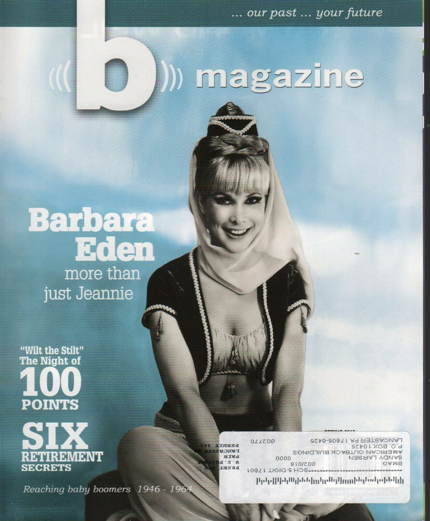 B Magazine Spring 2012 Barbara Eden I Dream of Jeannie 022420AME2