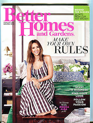 Better Homes & Garden Magazine February 2016 Jessica Alba EX 032816jhe