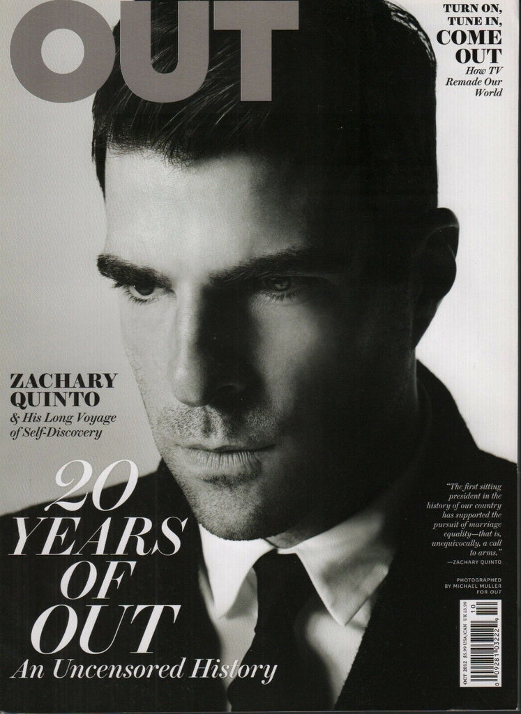 Out October 2012 Zachary Quinto Paul Surridge 091118DBE