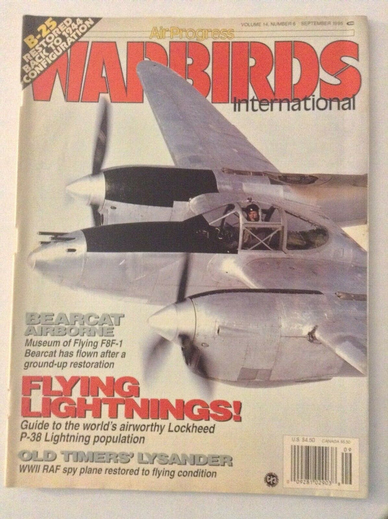 Air Progress Warbirds Magazine Bearcat Airborne P-38 September 1995 050319nonrh