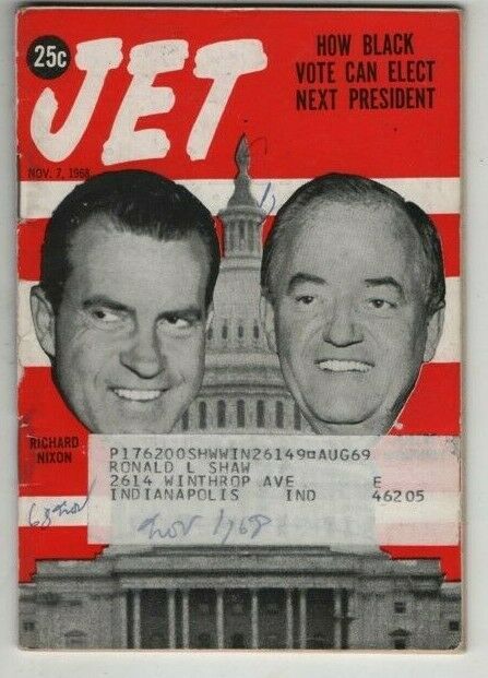 Jet Magazine Richard Nixon November 7, 1968 070720nonr