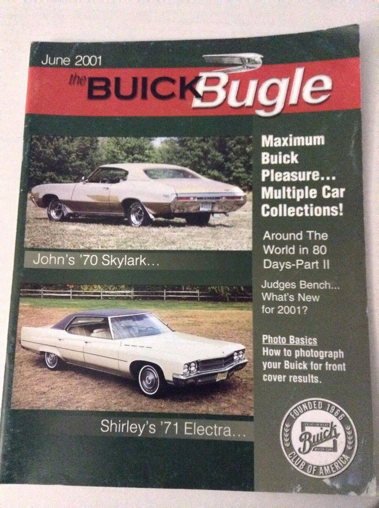 Buick Bugle Magazine John's Skylark & Shirley's Electra June 2001 032217NONRH