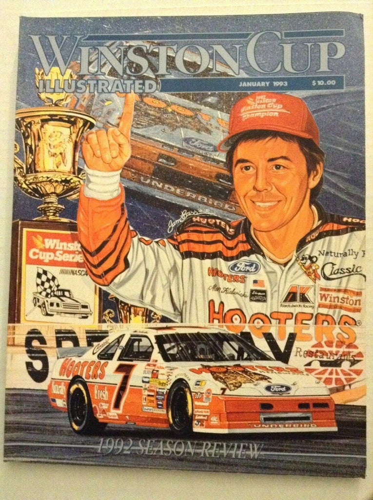 Winston Cup Illustrated Sam Bass 1992 Season Review January 1993 082819nonrh