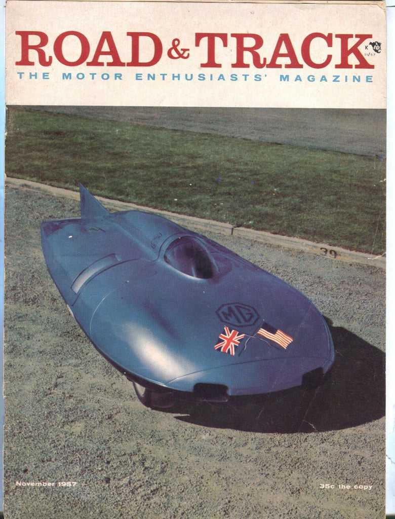 Road & Track Magazine November 1957 MG EX-181 VG No ML 031417nonjhe