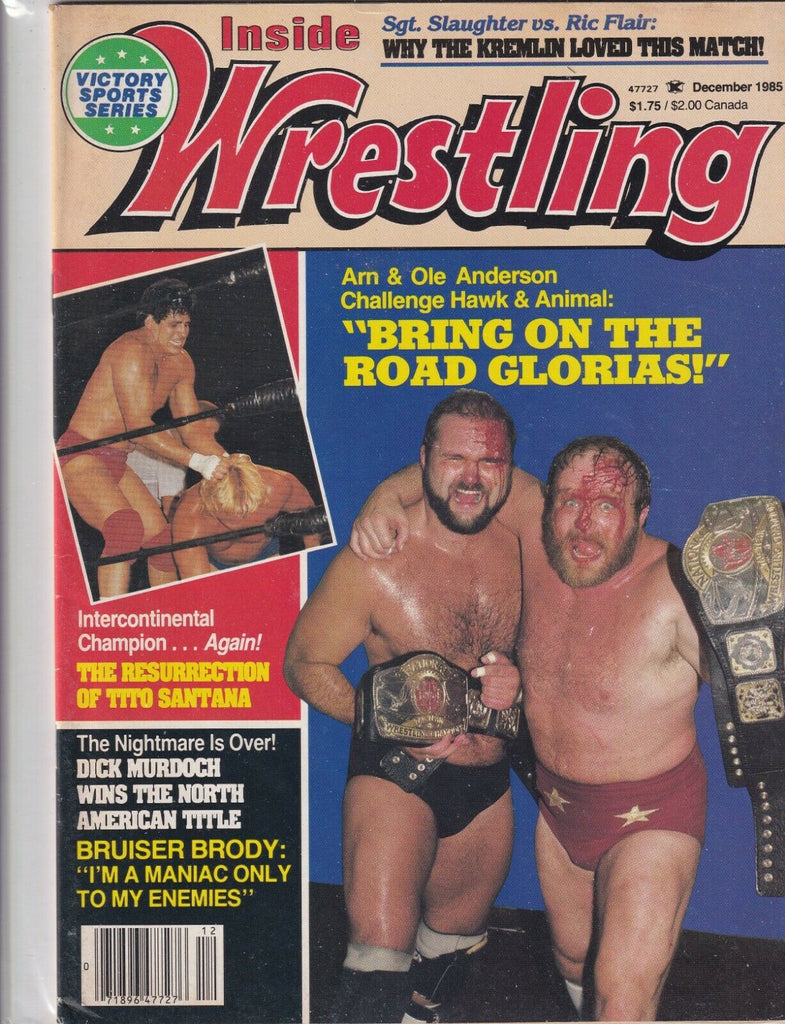 Inside Wrestling Tito Santana Arn & Ole Anderson December 1985 061019nonr