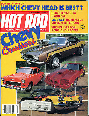 Hot Rod Magazine January 1983 Chevy Cruisers EX 031116jhe
