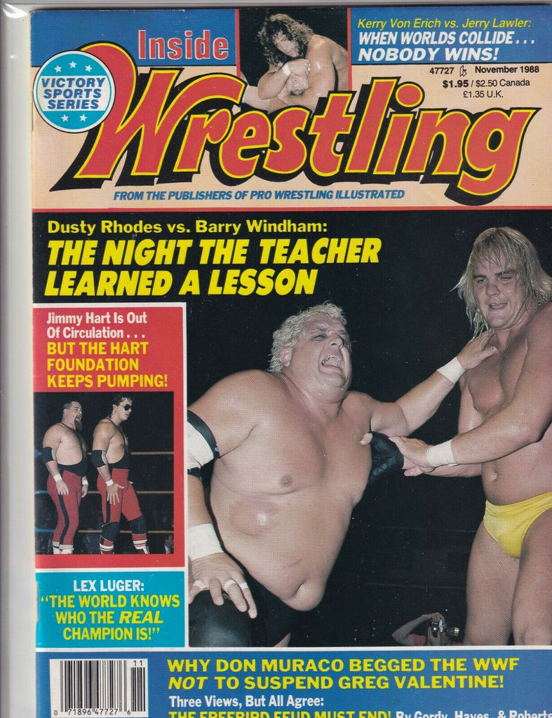Inside Wrestling Dusty Rhodes Barry Windham November 1988 061919nonr
